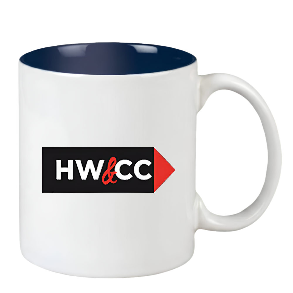11 Oz. Cobalt Blue Two Tone Glossy Mug