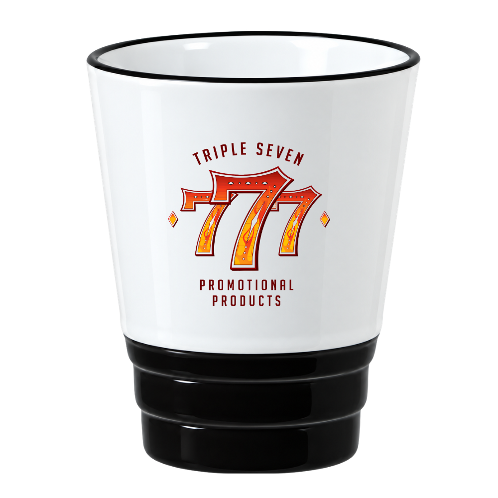 CT1193-02-00C | 1.5 oz Ceramic Shots (Colored Trim)