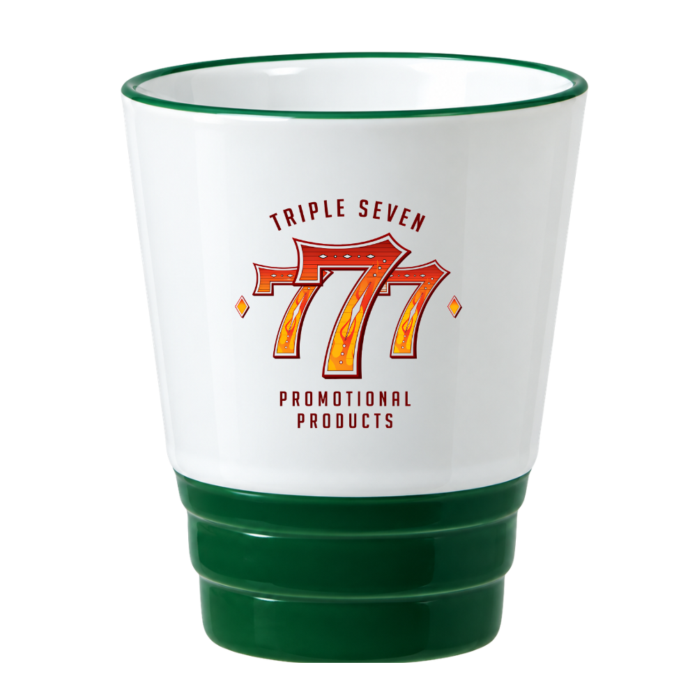 CT1193-02-00C | 1.5 oz Ceramic Shots (Colored Trim)