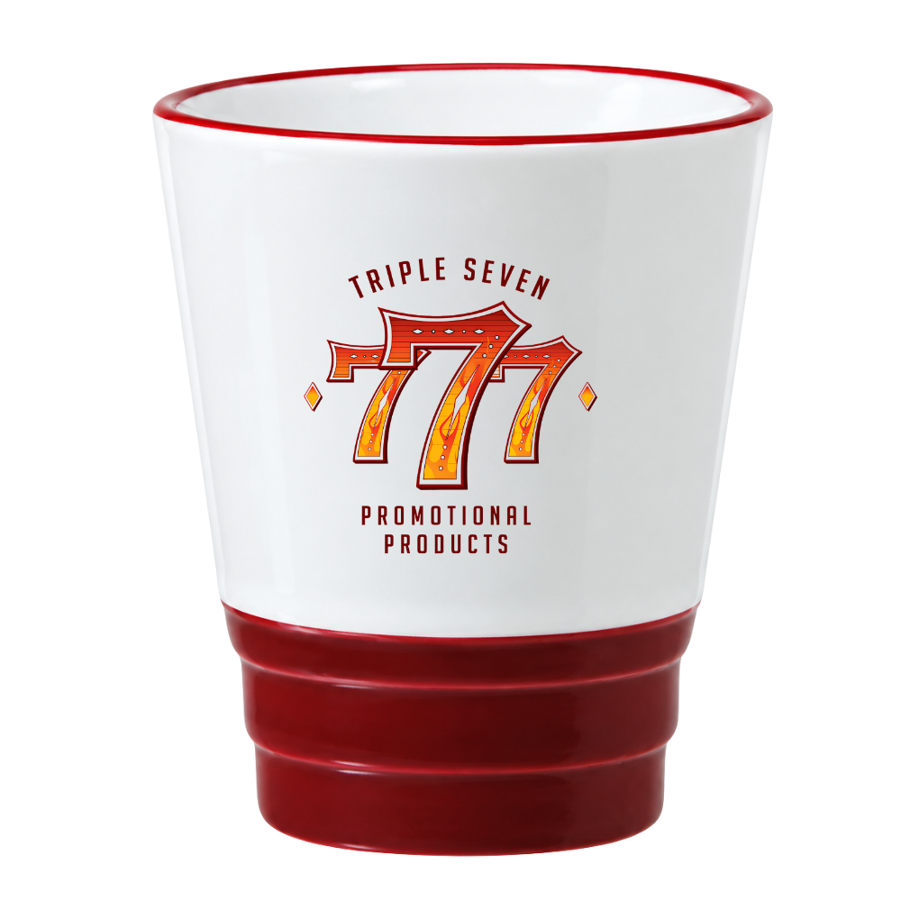 CT1193-02-00C | 1.5 oz Ceramic Shots (Colored Trim)