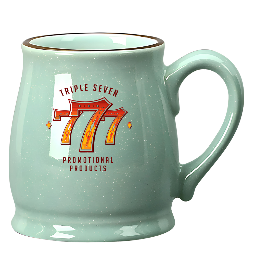 CS803-00 | 16 Oz. Spokane Barrel Mug (Colored Trim)