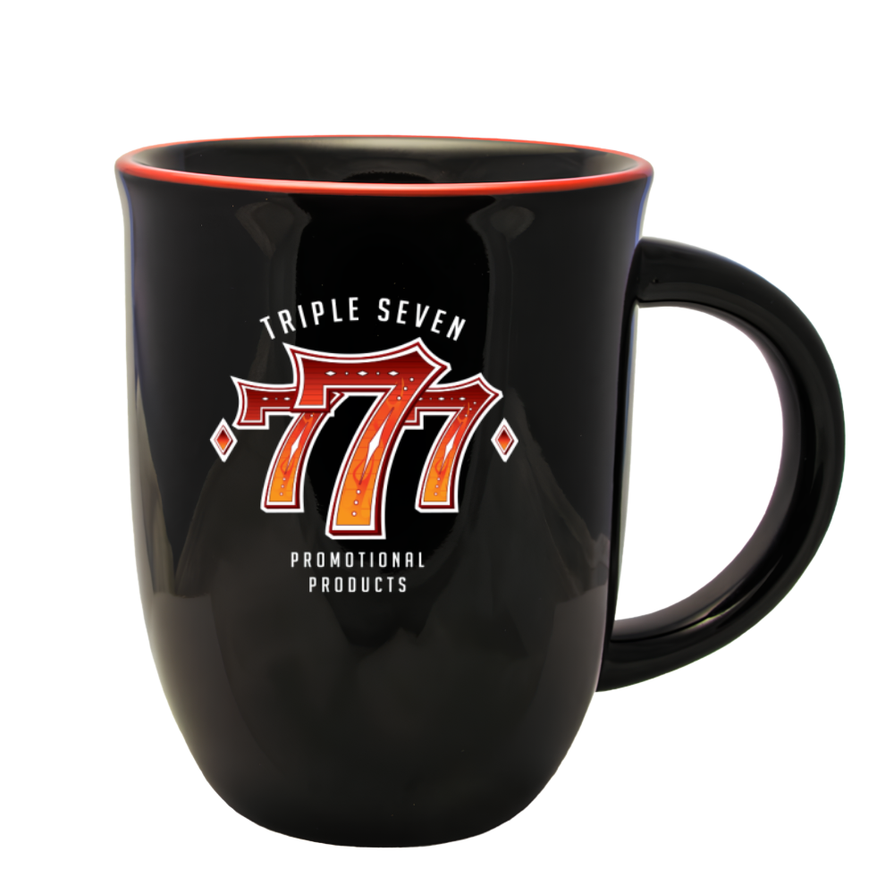 CT1978-05-2904C | 14 Oz. Salem Mug (Black In/Colored Trim)