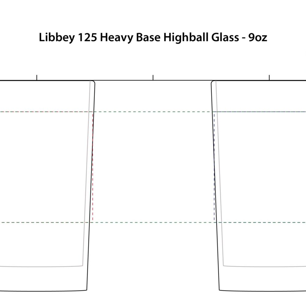 125 | 9 oz Heavy Base Highball Glass