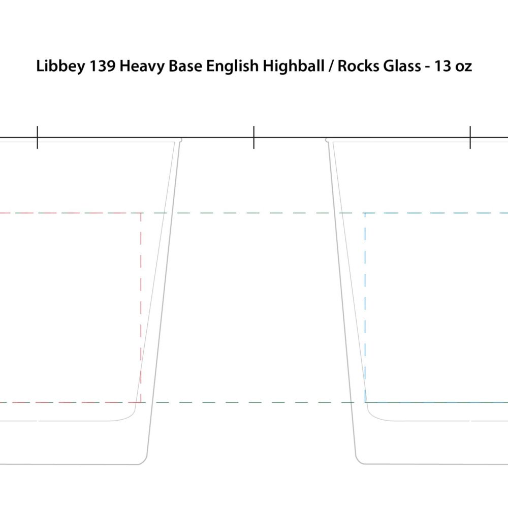 139 | 13 oz Heavy Base English Highball – Rocks Glass
