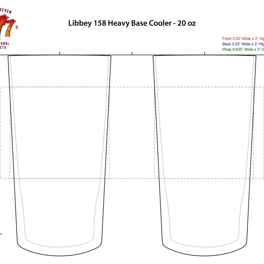 158 | 20 oz Heavy Base Cooler
