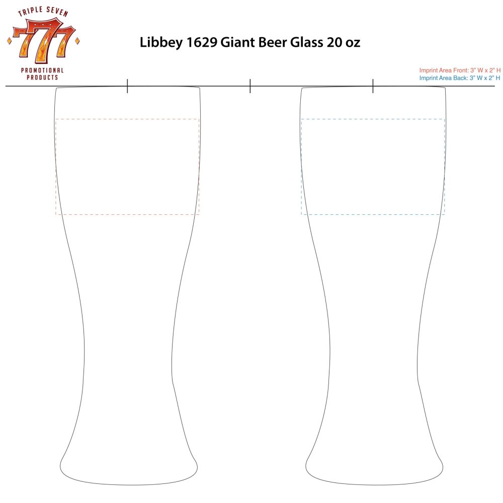 1629 | 20 oz Giant Beer Glass