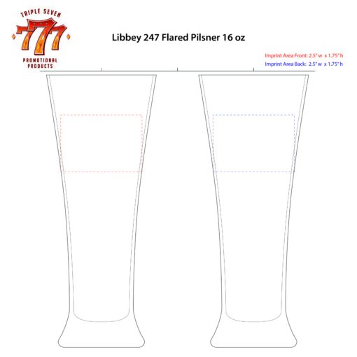 247 | 16 oz Flared Pilsner - Image 3