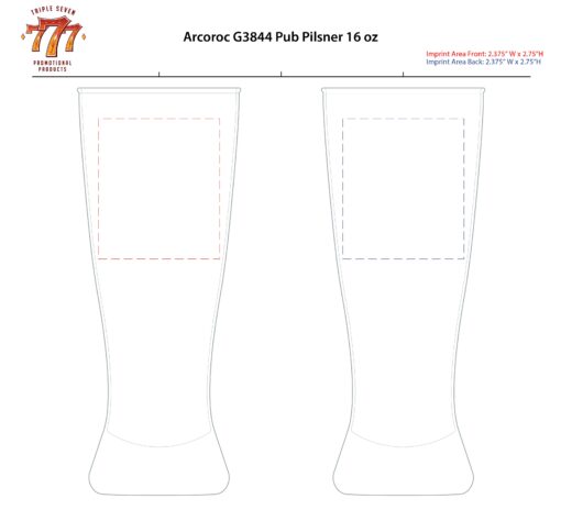 Arcoroc G3844 | 16 oz Pub Pilsner - Image 3