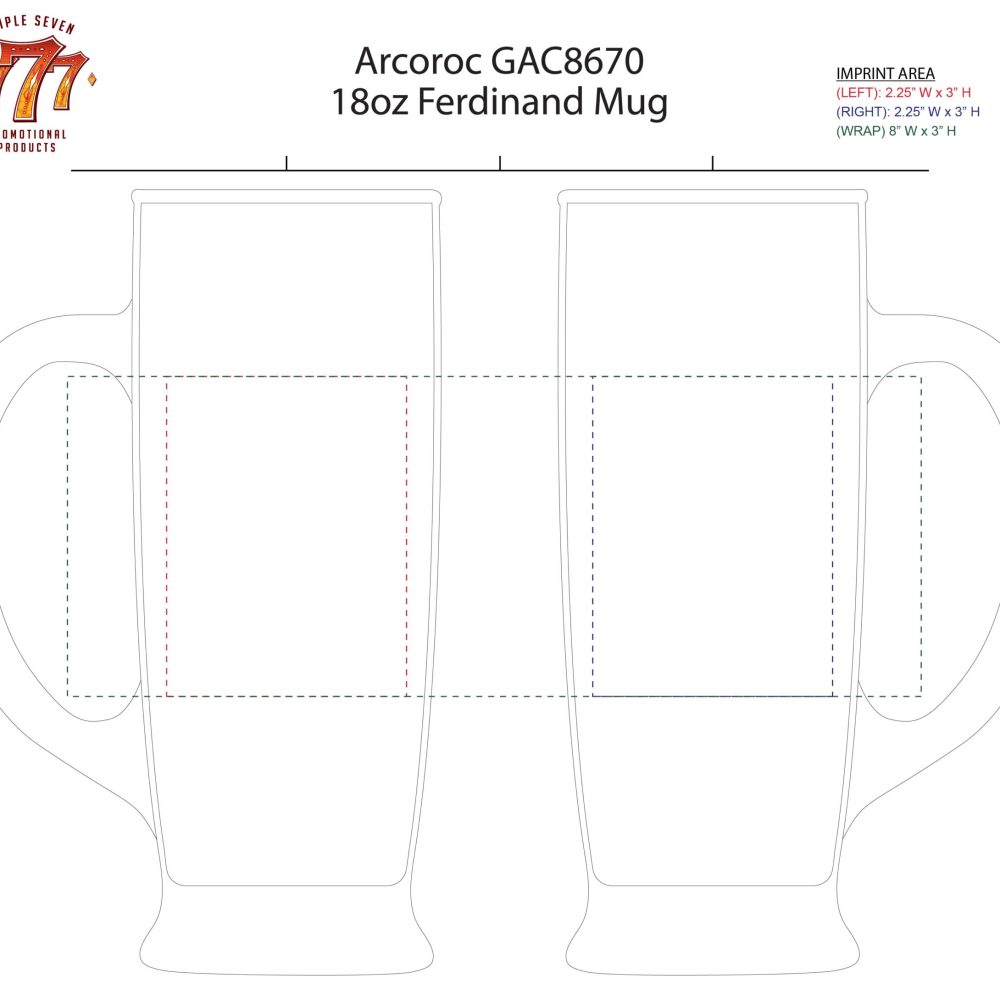 Arcoroc GAC8670 | 18 oz Ferdinand Mug