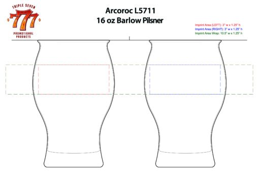 Arcoroc L5711 | 16 oz Barlow Pilsner - Image 3