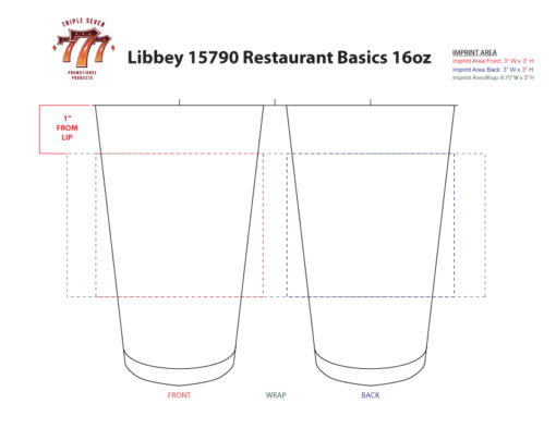 Libbey 15790 Restaurant Basics 16 oz - Image 3