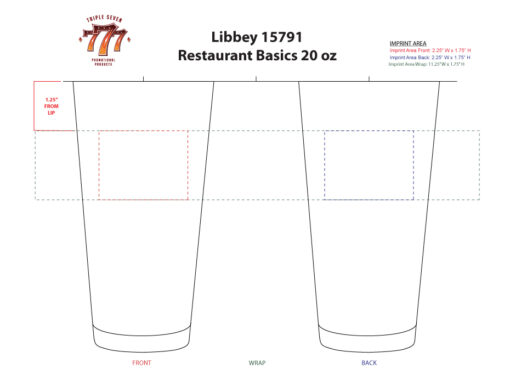 Libbey 15791 Restaurant Basics 20 oz - Image 3