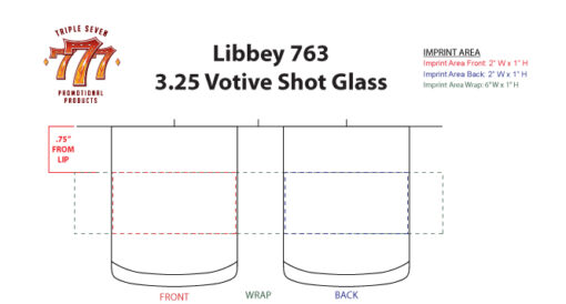 Libbey 763 3.25 Votive Shot Glass - Image 3