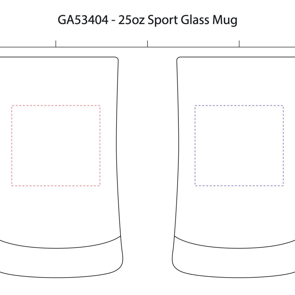 Arcoroc GA53404 | 25 oz Sport Glass Mug