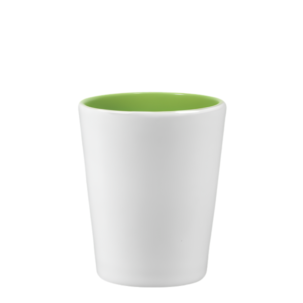 2 Oz. Two Tone Ceramic Shot Glass