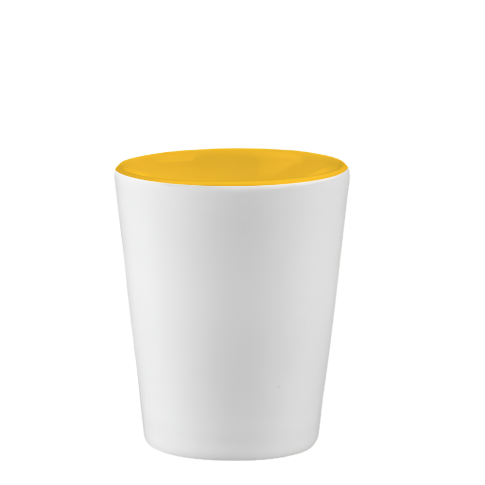 2 Oz. Two Tone Ceramic Shot Glass