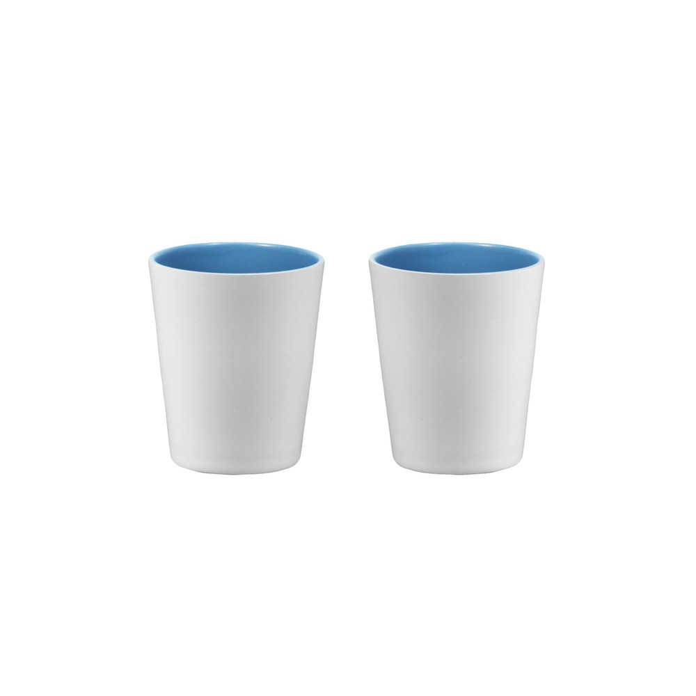 2 Oz. Two Tone Ceramic Shot Glass - Image 6