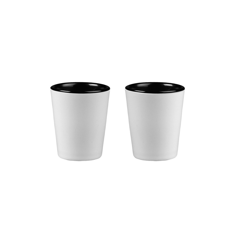 2 Oz. Two Tone Ceramic Shot Glass - Image 7
