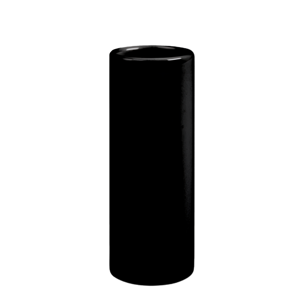 3 Oz. Black Ceramic Shooter Glass