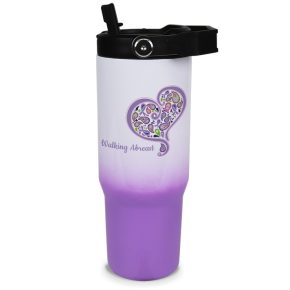 30 Oz. Ombre Summit Stainless Tumbler Purple