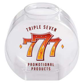 64 oz CLEAR FISHBOWLS CUSTOM PRINTED